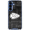 NFL Kansas City Chiefs Black & White Galaxy S25 Clear Case