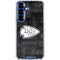 NFL Kansas City Chiefs Black & White Galaxy S25 Clear Case