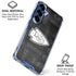 NFL Kansas City Chiefs Black & White Galaxy S25 Clear Case
