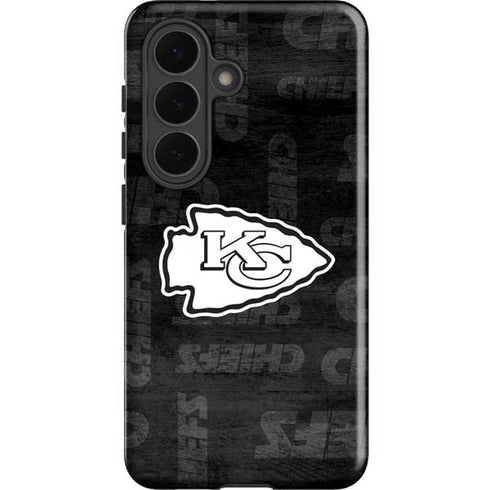NFL Kansas City Chiefs Black & White Galaxy S26 Impact Case