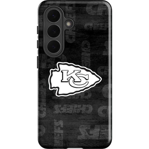 NFL Kansas City Chiefs Black & White Galaxy S26 Plus Impact Case