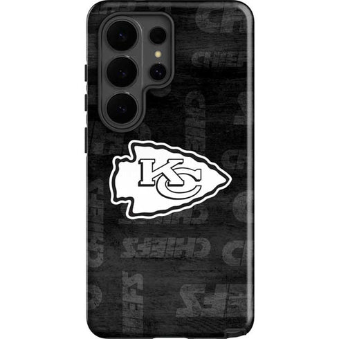 NFL Kansas City Chiefs Black & White Galaxy S26 Ultra Impact Case
