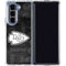 NFL Kansas City Chiefs Black & White Galaxy Z Fold5 5G Clear Case