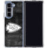 NFL Kansas City Chiefs Black & White Galaxy Z Fold5 5G Clear Case