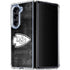 NFL Kansas City Chiefs Black & White Galaxy Z Fold5 5G Clear Case