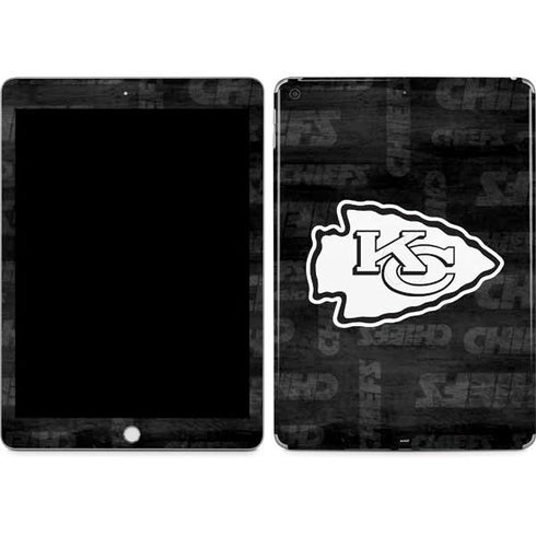NFL Kansas City Chiefs Black & White Apple iPad Skin