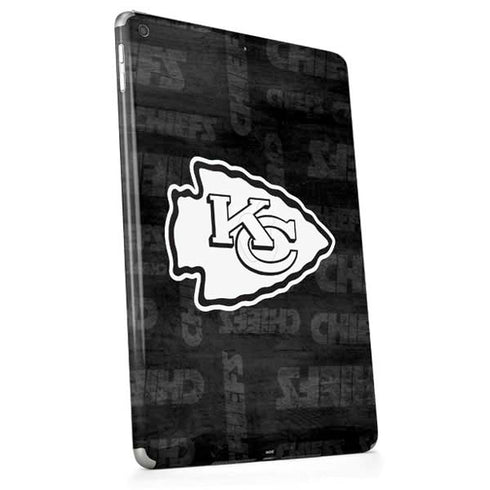 NFL Kansas City Chiefs Black & White Apple iPad Skin