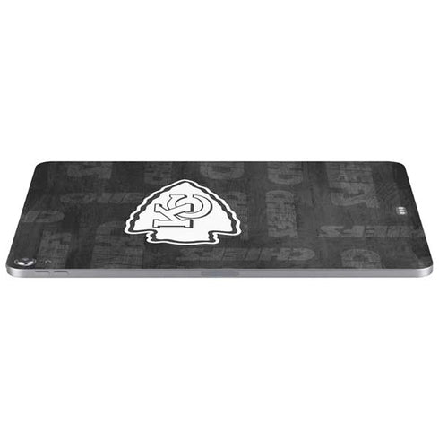 NFL Kansas City Chiefs Black & White Apple iPad Air Skin
