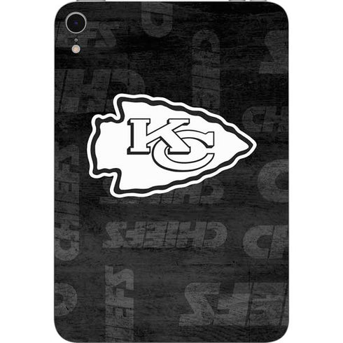 NFL Kansas City Chiefs Black & White Apple iPad Mini Skin