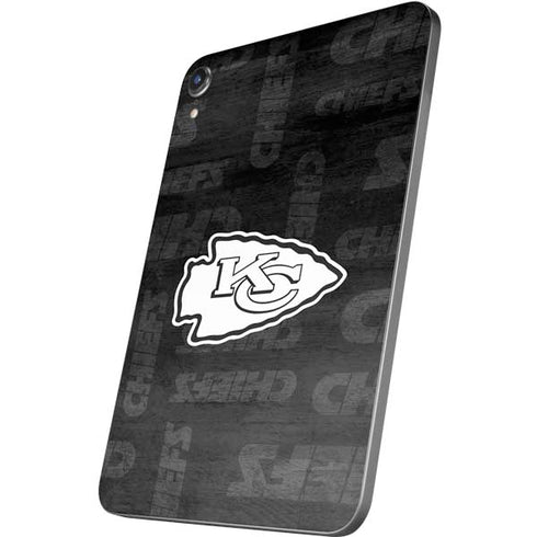 NFL Kansas City Chiefs Black & White Apple iPad Mini Skin