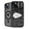 NFL Kansas City Chiefs Black & White iPhone 14 Plus Kickstand Case