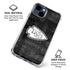NFL Kansas City Chiefs Black & White iPhone 15 Clear Case