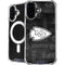 NFL Kansas City Chiefs Black & White iPhone 16 MagSafe Case