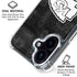 NFL Kansas City Chiefs Black & White iPhone 16 MagSafe Case