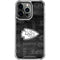 NFL Kansas City Chiefs Black & White iPhone 16 Pro Clear Case