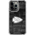 NFL Kansas City Chiefs Black & White iPhone 16 Pro Clear Case