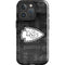 NFL Kansas City Chiefs Black & White iPhone 16 Pro Impact Case