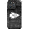 NFL Kansas City Chiefs Black & White iPhone 16 Pro Max Impact Case