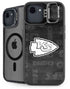 NFL Kansas City Chiefs Black & White iPhone 16e Kickstand Case