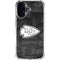 NFL Kansas City Chiefs Black & White iPhone 17 Clear Case