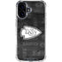 NFL Kansas City Chiefs Black & White iPhone 17 Clear Case