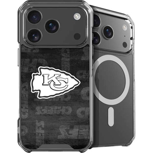 NFL Kansas City Chiefs Black & White iPhone 18 Pro MagSafe Case