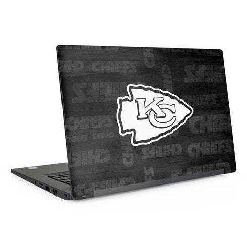 NFL Kansas City Chiefs Black & White Dell Latitude Skin