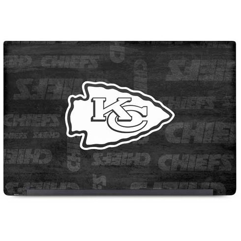 NFL Kansas City Chiefs Black & White Dell Latitude Skin