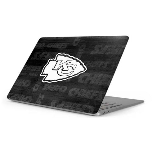 NFL Kansas City Chiefs Black & White Apple MacBook Pro 16-inch Skin