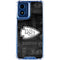 NFL Kansas City Chiefs Black & White Moto G 5G (2024) Clear Case