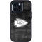 NFL Kansas City Chiefs Black & White Otterbox Defender iPhone Skin