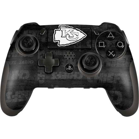 NFL Kansas City Chiefs Black & White PlayStation Scuf Vantage 2 Controller Skin
