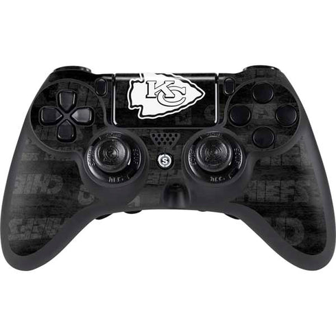 NFL Kansas City Chiefs Black & White PlayStation PS4 Skins