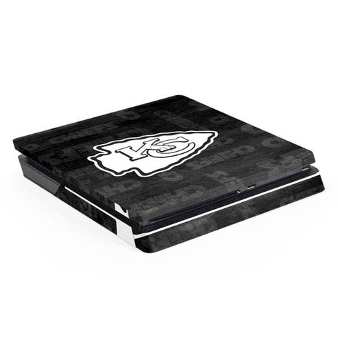 NFL Kansas City Chiefs Black & White PlayStation PS4 Skins