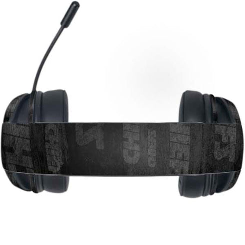 NFL Kansas City Chiefs Black & White Razer Kraken X Skin