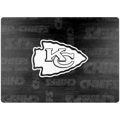 NFL Kansas City Chiefs Black & White Surface Laptop 7 13.8in Skin