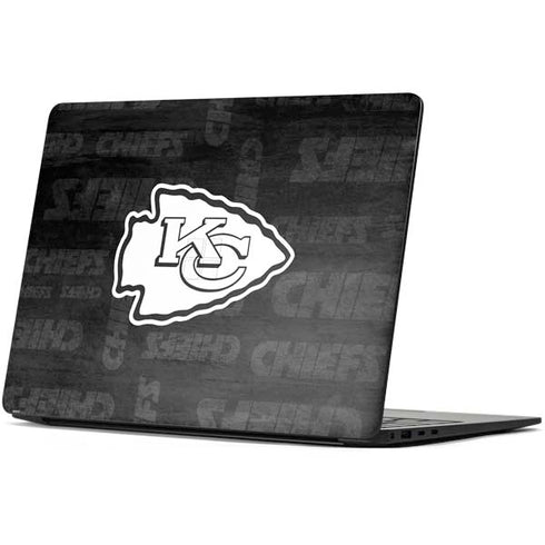 NFL Kansas City Chiefs Black & White Surface Laptop 7 15in Skin