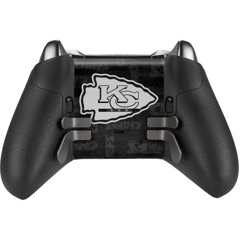 NFL Kansas City Chiefs Black & White Xbox Elite Wireless Controller Series 2 Skin