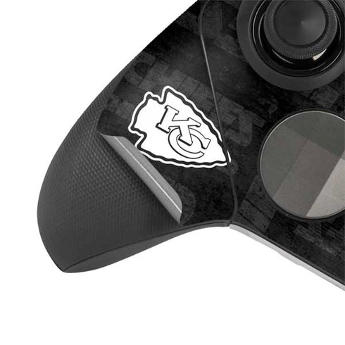 NFL Kansas City Chiefs Black & White Xbox Elite Wireless Controller Series 2 Skin