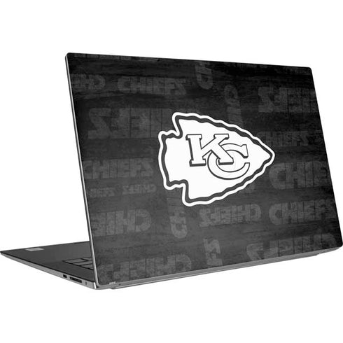 NFL Kansas City Chiefs Black & White Dell XPS Skin