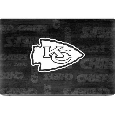 NFL Kansas City Chiefs Black & White Dell XPS Skin