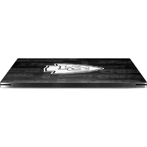 NFL Kansas City Chiefs Black & White Dell XPS Skin