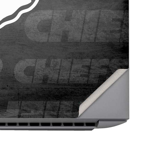 NFL Kansas City Chiefs Black & White HP ZBook Fury 16 G10 Skin