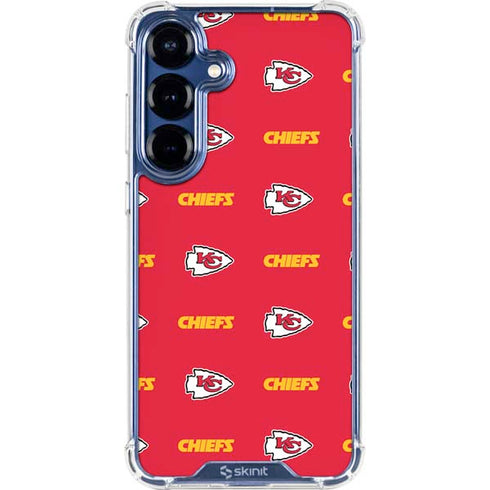 NFL Kansas City Chiefs Blitz Series Galaxy S25 Plus Clear Case