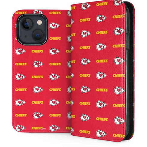 NFL Kansas City Chiefs Blitz Series iPhone 15 Folio Case