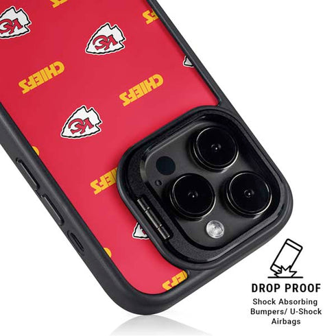 NFL Kansas City Chiefs Blitz Series iPhone 15 Pro Max Kickstand Case