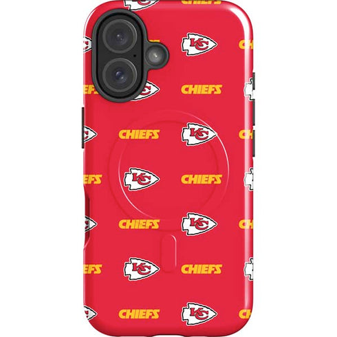 NFL Kansas City Chiefs Blitz Series iPhone 16 Magsafe Impact Case