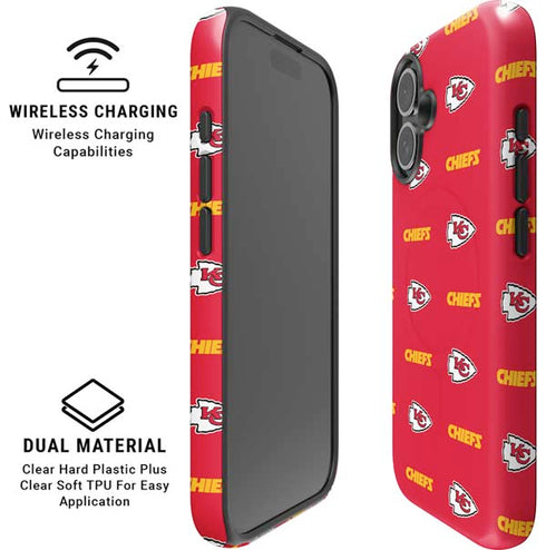 NFL Kansas City Chiefs Blitz Series iPhone 16 Magsafe Impact Case
