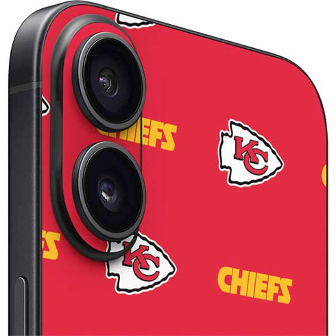 NFL Kansas City Chiefs Blitz Series iPhone 16 Plus Skin