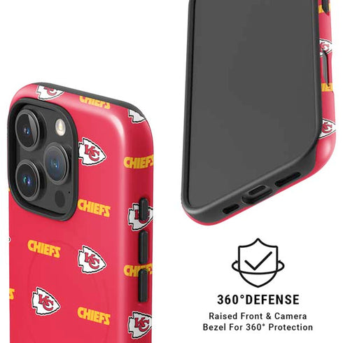 NFL Kansas City Chiefs Blitz Series iPhone 16 Pro Magsafe Impact Case